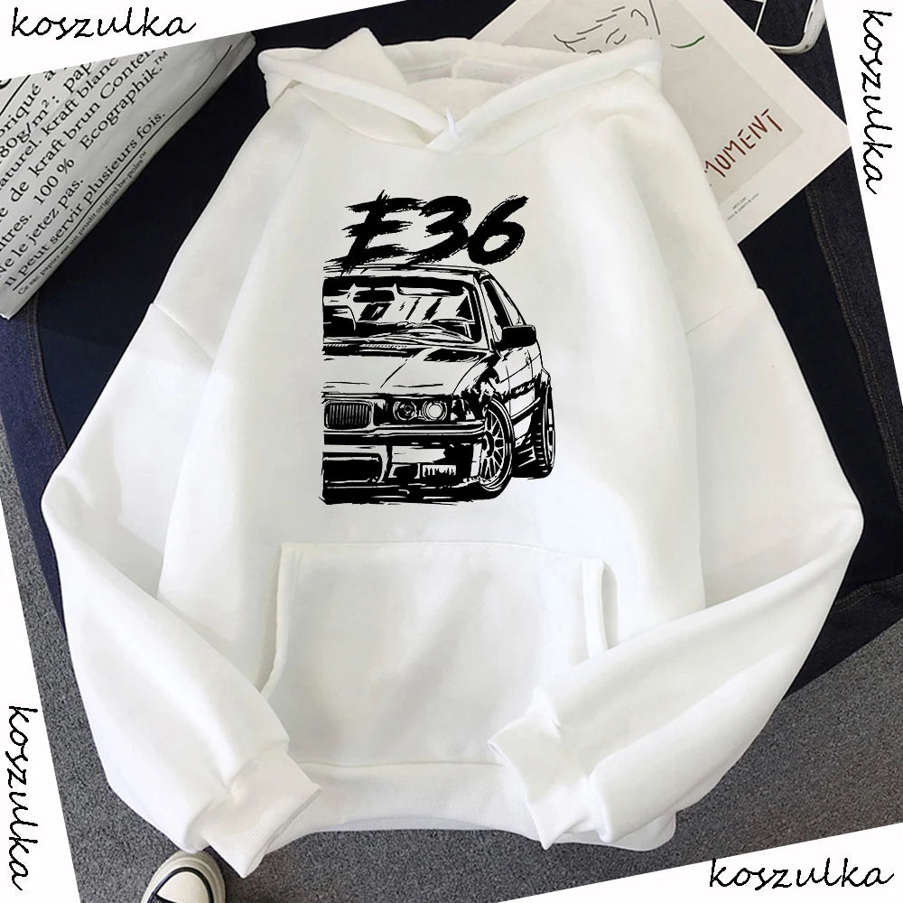 Sudadera E36 con Capucha | Envío Rápido | Calidad y Estilo - Otoño 2023 🚗