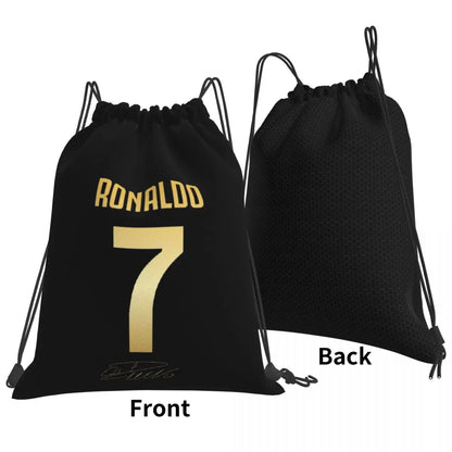 Mochila CR7 Drawstring Backpack: Estilo, Comodidad y Espacio 🎒