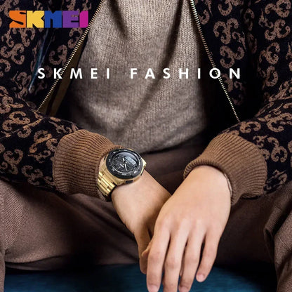 Reloj de Hombres SKMEI 1370: Elegancia Deportiva y Funcionalidad Impermeable 🌟