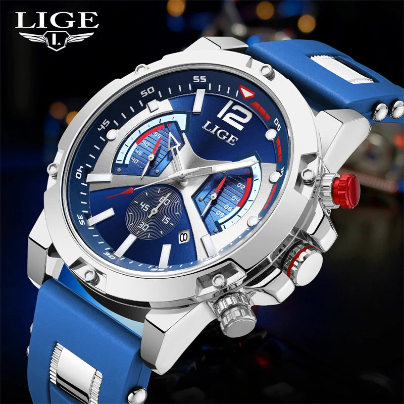 Reloj LIGE Chronograph para Hombre: Lujo y Funcionalidad en Uno solo