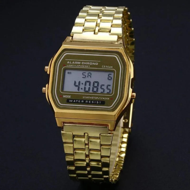 Reloj Digital LED Vintage - Elegante y Funcional