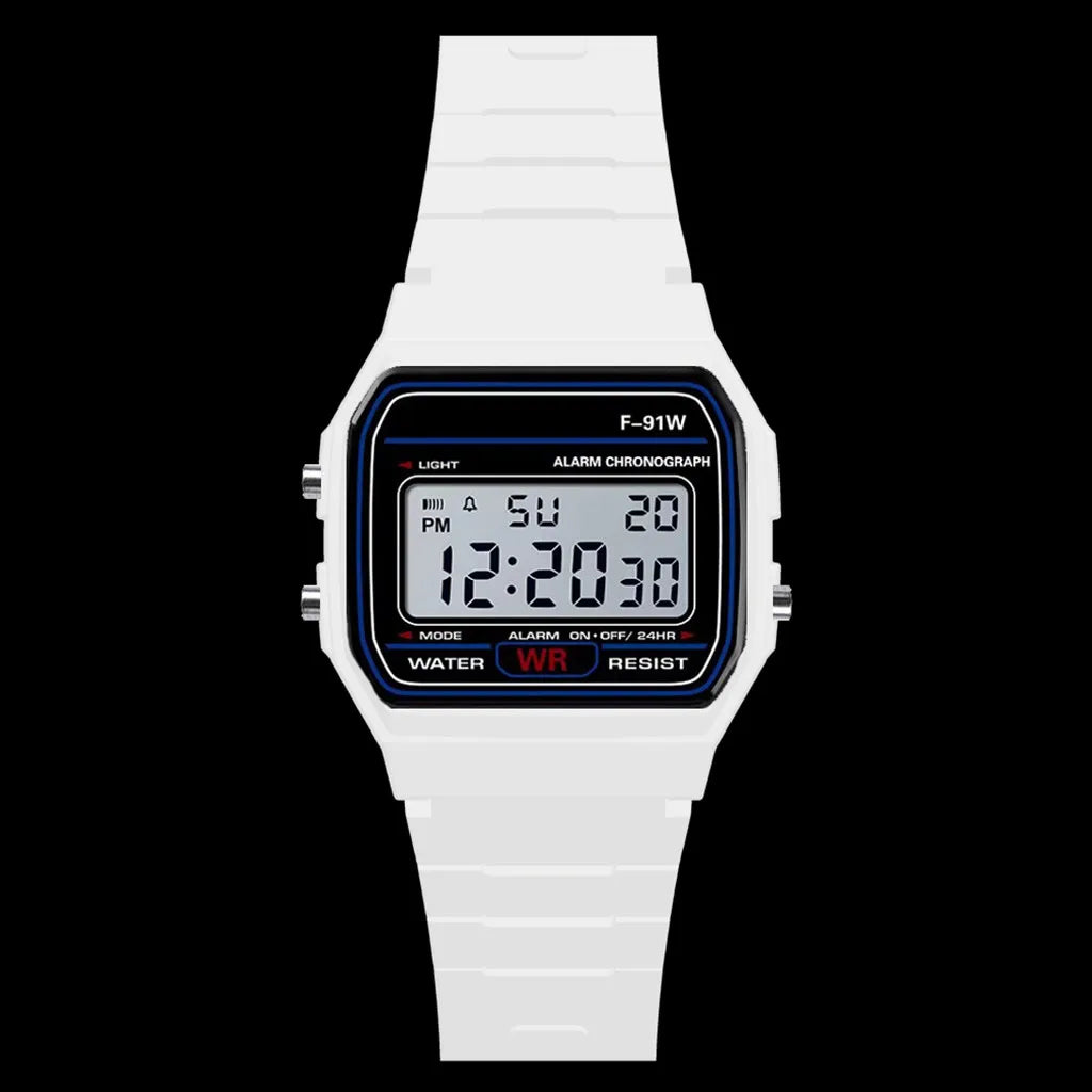 Reloj Digital de Lujo Unisex con Pantalla LED Resistente al Agua