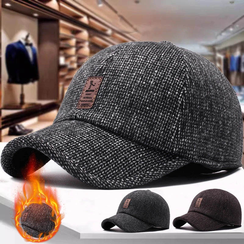 ¡Gorra de Lana con Orejeras para Hombres! Mantén tu Estilo Elegante y Abreza el Invierno con Lujo y Calidad ¡Haz tu Pedido Ahora! 🧢