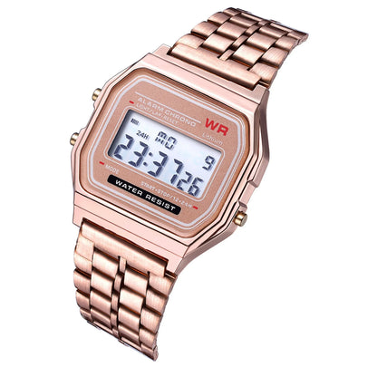 Reloj Digital LED Vintage - Elegante y Funcional