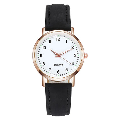 Reloj de Moda para Mujer con Correa de Cuero Sintético