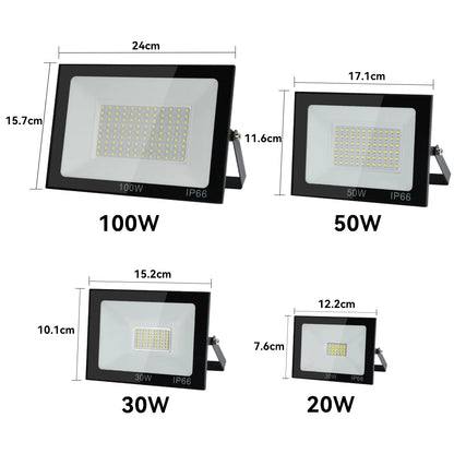 Foco LED de Exterior para Jardín con Diseño Resistente IP66