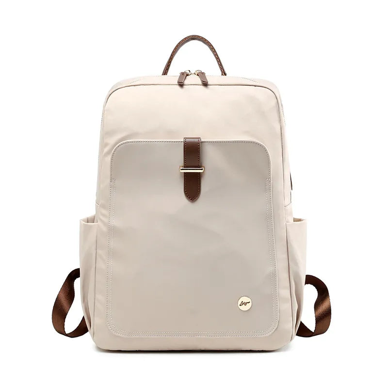 New Smple Backpack Ladies Elegant Waterproof Travel Bag Fashion Leisure College High School Computer Backpack Simple Backpack