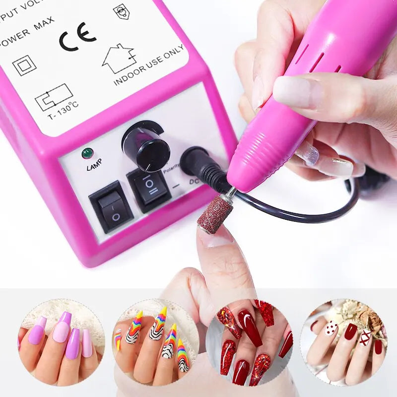 ¡Taladro de Uñas Profesional 20000rpm: Potente Herramienta de Manicura!