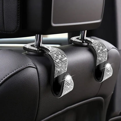 Ganchos de Almacenamiento Diamante para Coche - Pack de 2