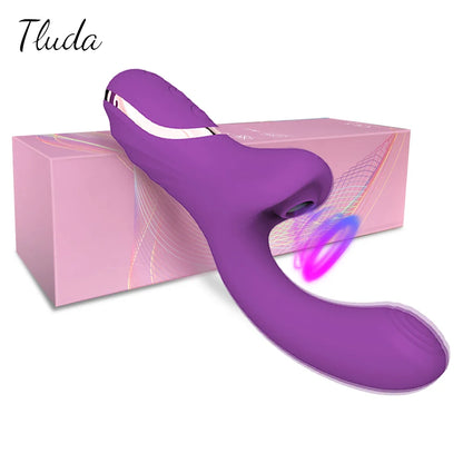 Vibrador de Succión Clitorial TLUDA: 20 Modos Estimulantes 🌟