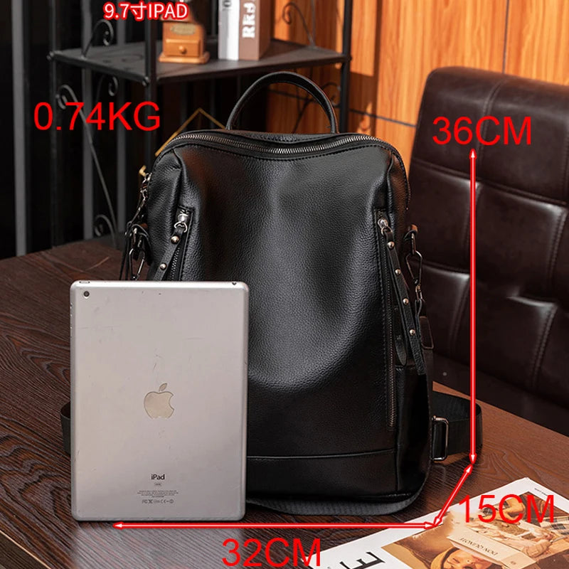 Sac A Dos Fashion Bgapack Women Backpack School Bags For Teenage Girls High Quality Ladies Travel Backpacks Mochila Feminina2024