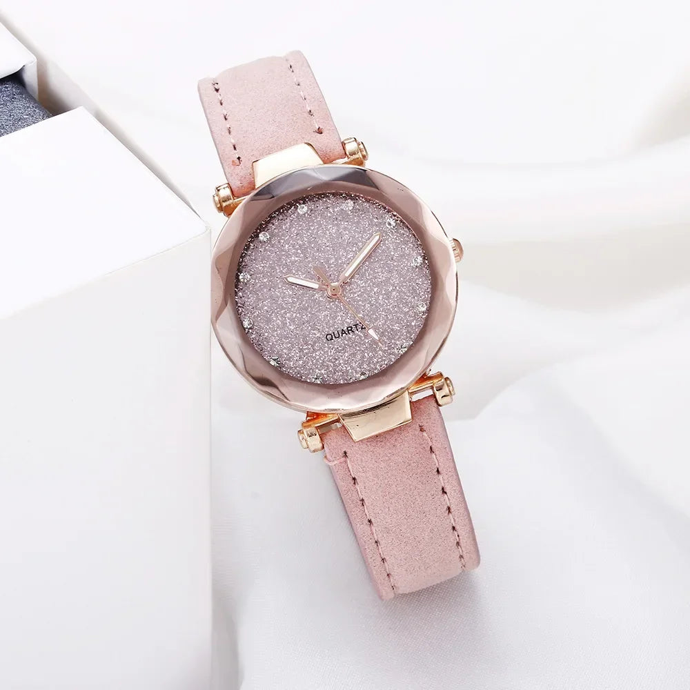 Reloj de Mujer de Cuero de Lujo Moonbiffy