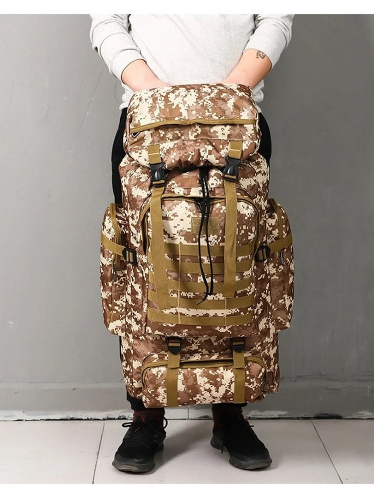 Mochila Táctica Militar de Montañismo de Lujo 80L/100L 🌲 ¡Explora con Estilo y Elegancia! 🌟