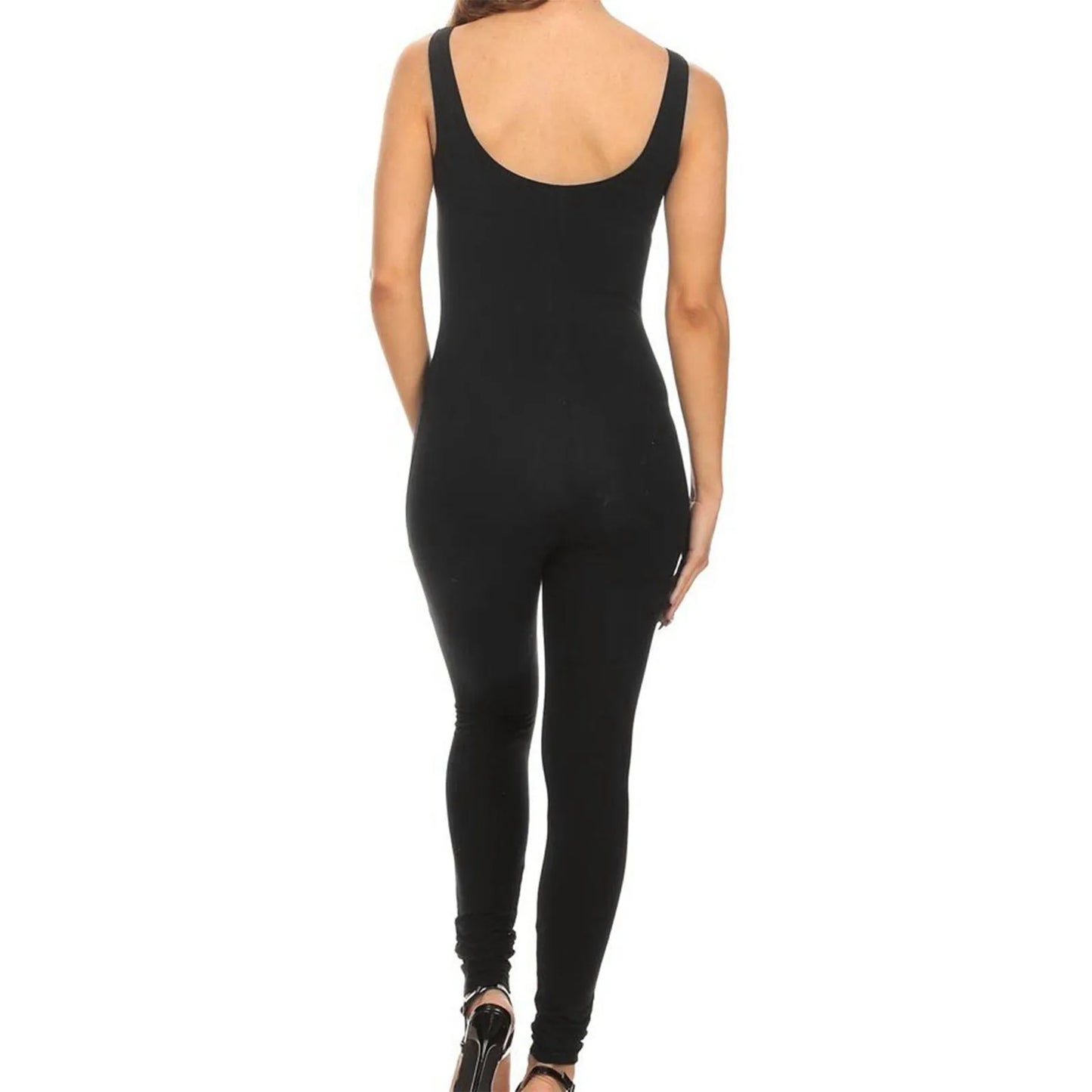 ¡Conjunto de Yoga Mat Long y Bodysuit Elástico sin Mangas para Mujer!