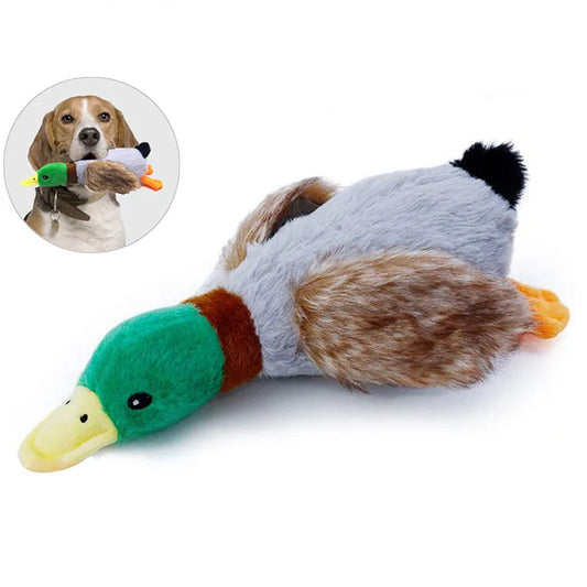 Juguete de Pato de Peluche Divertido y Limpieza Dental 🐶🦆