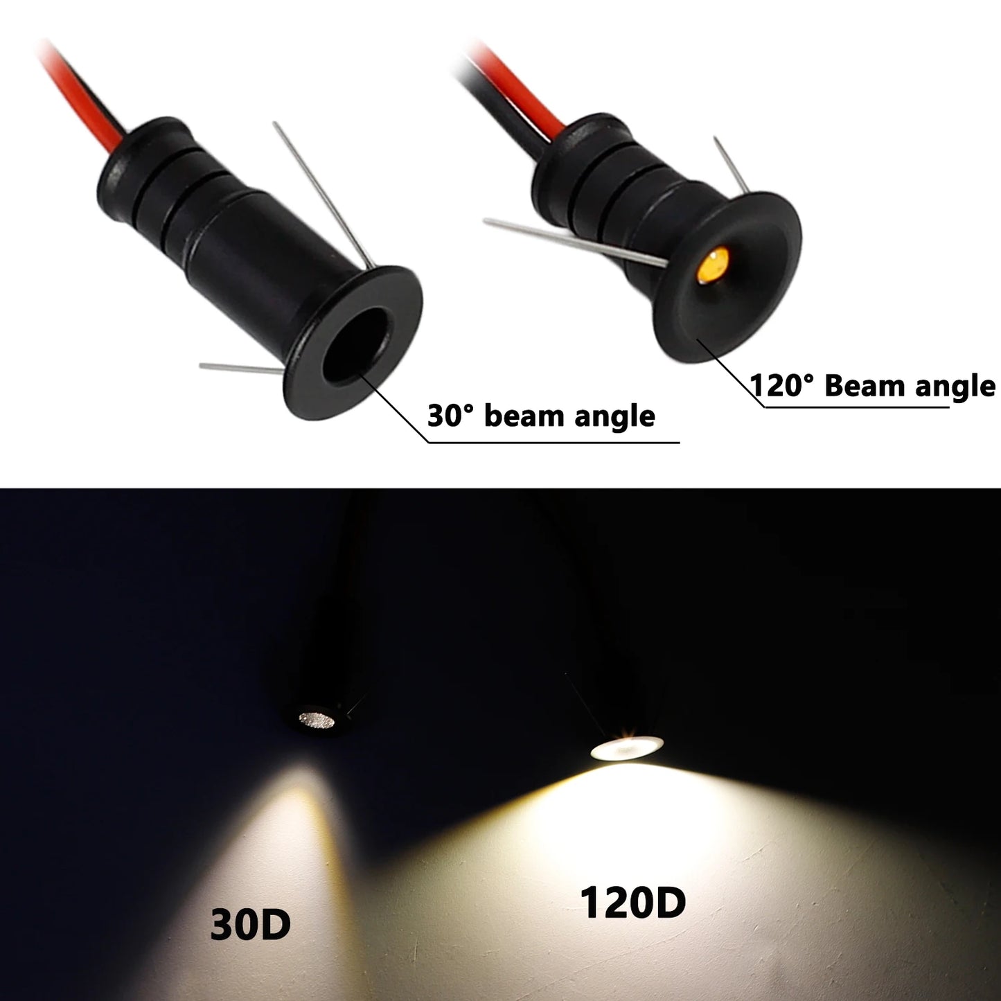 Foco LED Spotlight 0.5W Mini - Iluminación Dimmable 12V