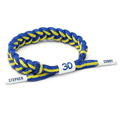 Pulsera Trenzada de Baloncesto Basketball Star - ¡Estilo y Pasión en Tu Muñeca!