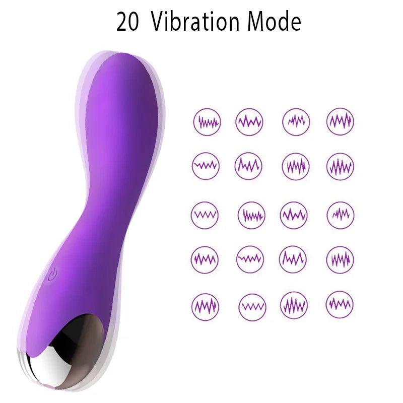 Vibrador de Clítoris con 20 Velocidades y Estimulación del Punto G 🌟