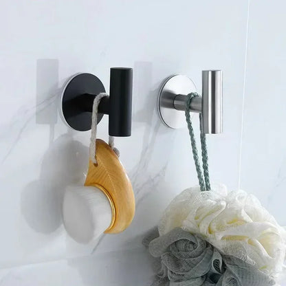 Ganchos de Toallas de Acero Inoxidable para Baño ¡Elegancia y Funcionalidad!