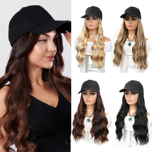 ¡Gorra de Béisbol con Extensiones para un Look Instantáneo! 🧢💁‍♀️