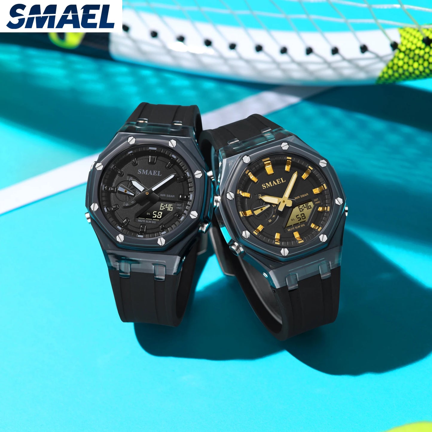 Reloj Digital SMAEL 8088 Waterproof: ¡Estilo y Funcionalidad para el Hombre Activo!