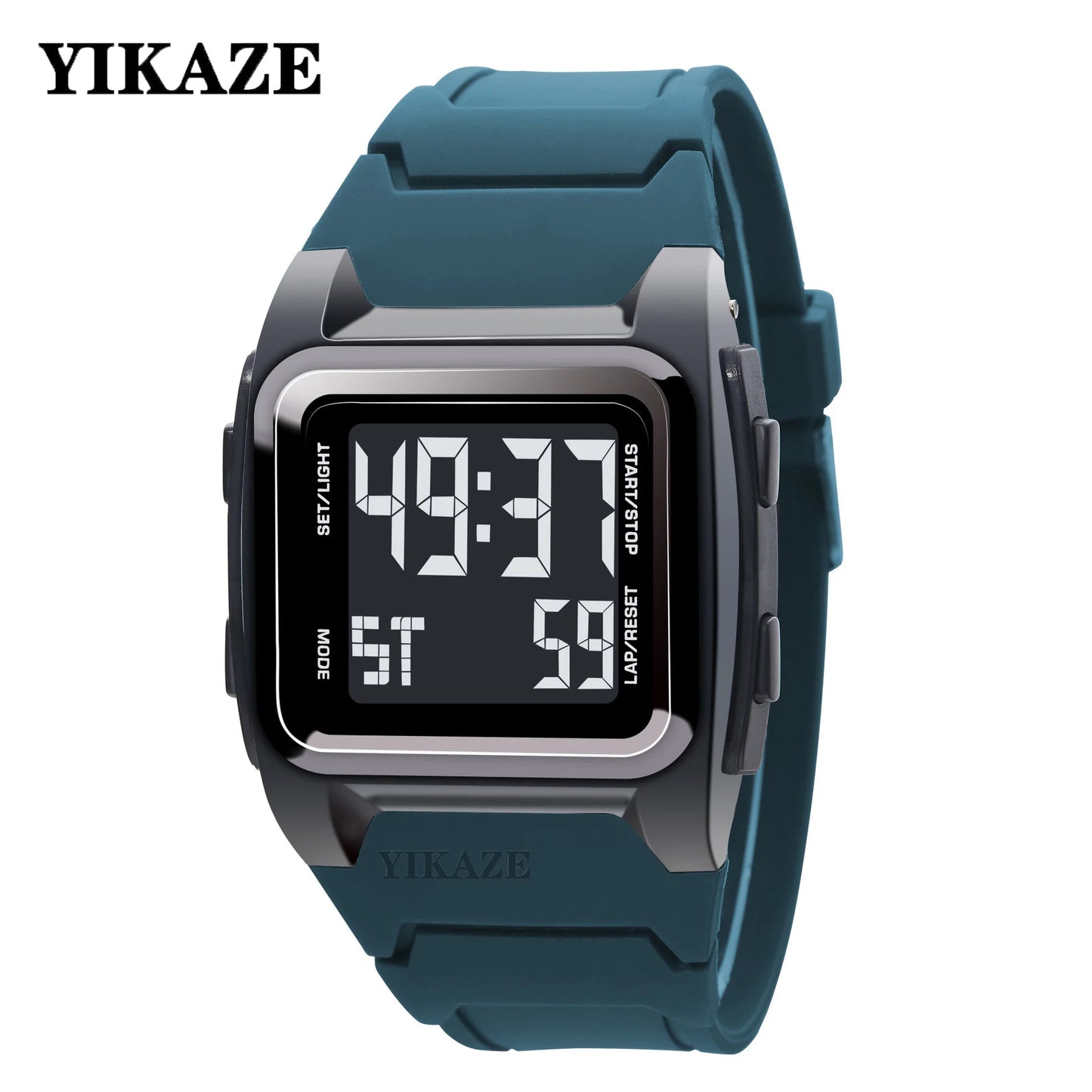 Reloj Digital YIKAZE para Hombre: Resistente, Funcional y con Estilo 🕒