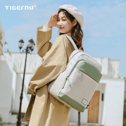 Tigernu Laptop Backpack Women Casual Daily Backpack Anti Theft College Notebook Backpacks Business Bag Mochila