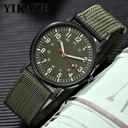 Reloj YIKAZE Retro Hombre: Estilo Militar y Funcionalidad Outdoor