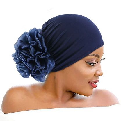 Turbante de GATHERTOP con Gran Flor - ¡Destaca con Estilo! 🌸