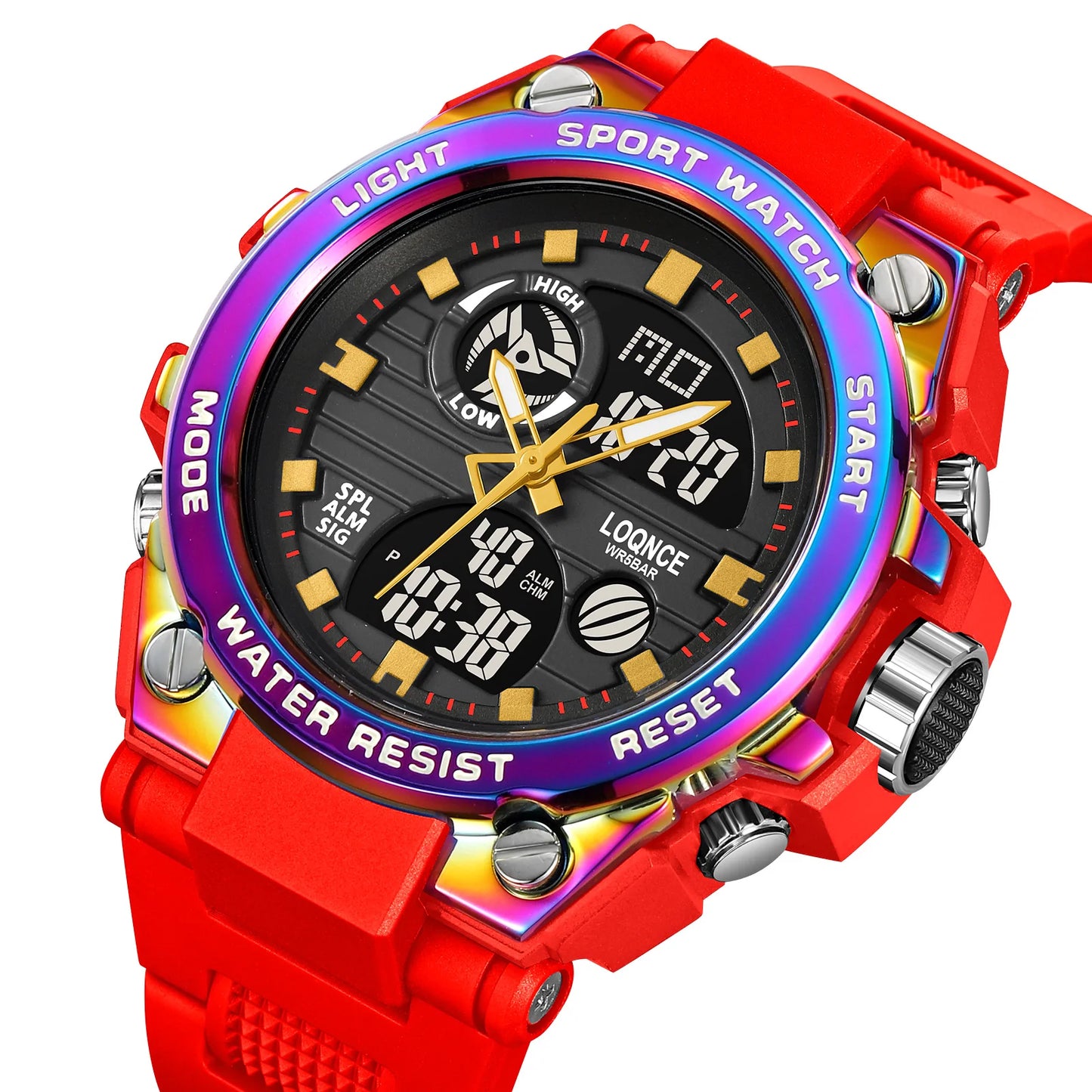 Reloj Digital de Lujo Loqnec Sports para Hombres 🌊🌟