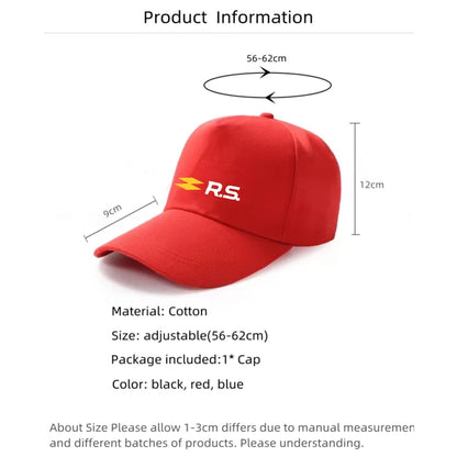 Gorra de Béisbol para Renault RS Clio Scenic Logan Megane Koleos Sandero Safrane Vel 🧢