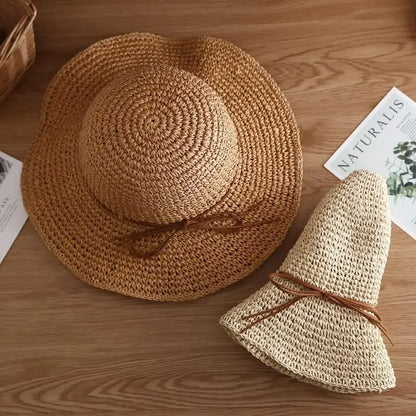 ¡Sombrero de Paja Chic para Brillar Bajo el Sol! 🌞🌴 ¡Luce Fabulosa y Protegida con Estilo en la Playa! ¡Consigue el Tuyo Ya! 🌺