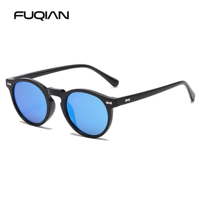 Runde polarisierte Retro-Sonnenbrille – Vintage-Stil mit UV-Schutz 🌟