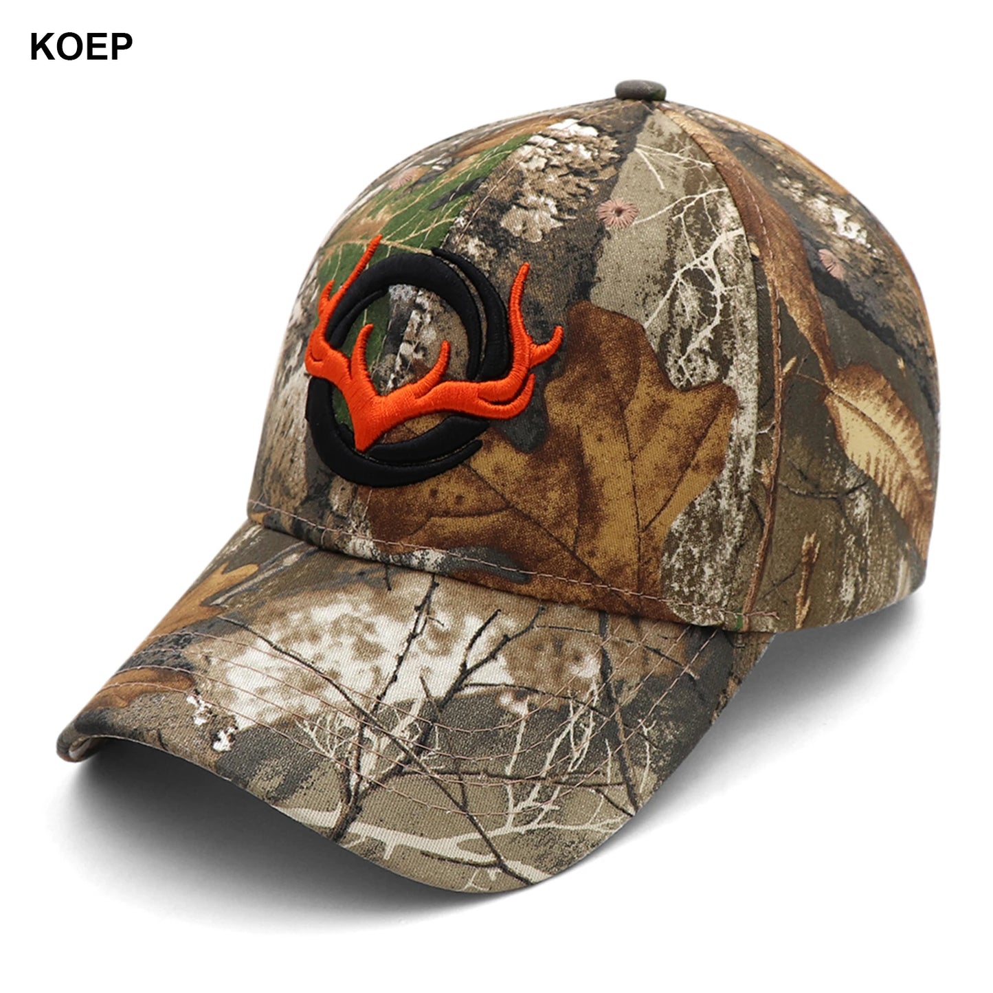 Gorro de Béisbol Camuflaje Jungle de KOEP con Bordado de Ciervos 3D 🦌