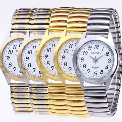 Reloj Elegante de Acero Flexible y Resistente