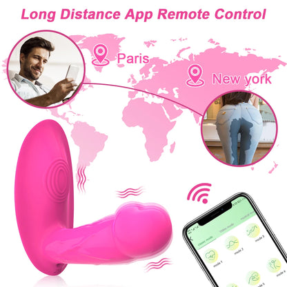 Mini Vibrador Bluetooth de Silicona Médica - Estimulador de Clítoris con Control Inalámbrico