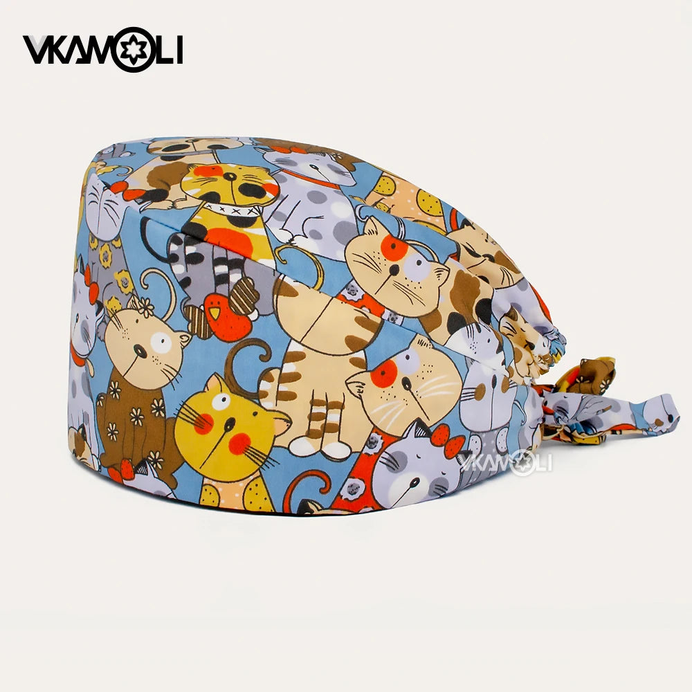 Gorros de Estampado Animal - ¡Adorables y Funcionales para Profesionales con Estilo! 🐾