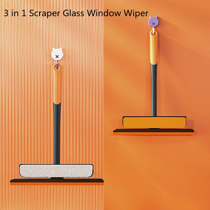 Squeegee de Lujo para Ventanas y Espejos con Mango Ergonómico 🌟