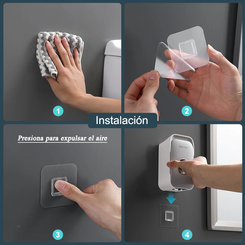 Set de Accesorios de Baño con Dispensador Automático de Pasta Dental MENGNI 🛁