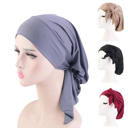 ¡Turbante Elástico para Mujeres Musulmanas de Alta Calidad! 🌟 ¡Estilo y Comodidad en Uno! ¡Consigue el Tuyo Hoy! 🌸