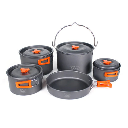 Set de Cocina de Camping de Aluminio ¡Eleva tus Aventuras Culinarias! 🏕️