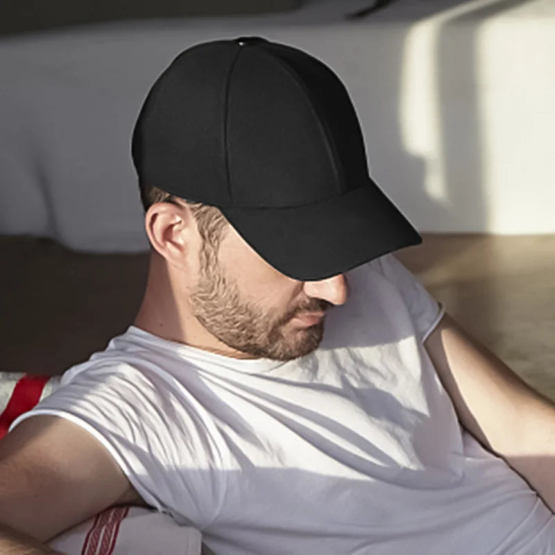 ¡Gorra de Béisbol Negro de Alta Gama con Protección Solar y Ajuste Perfecto! 🧢 ¡Destaca con Elegancia en Cada Outfit!