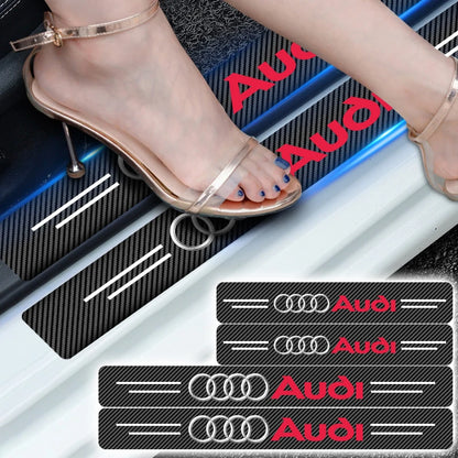 Audi Carbonfaser-Einstiegsleistenschutz – Eleganz und Schutz