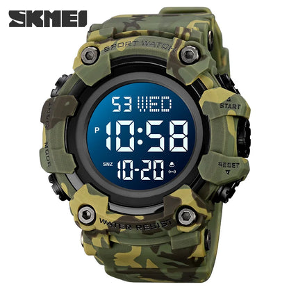 Reloj Digital de Lujo SKMEI con Doble Huso Horario