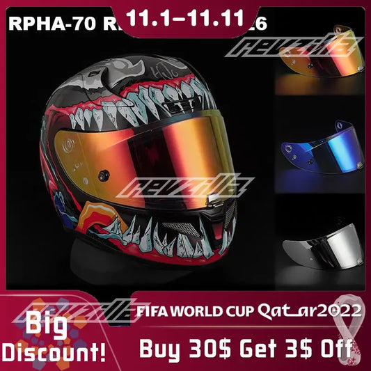 Visor Revo HJ-26 para Casco Moto HJC RPHA 11 & RPHA 70