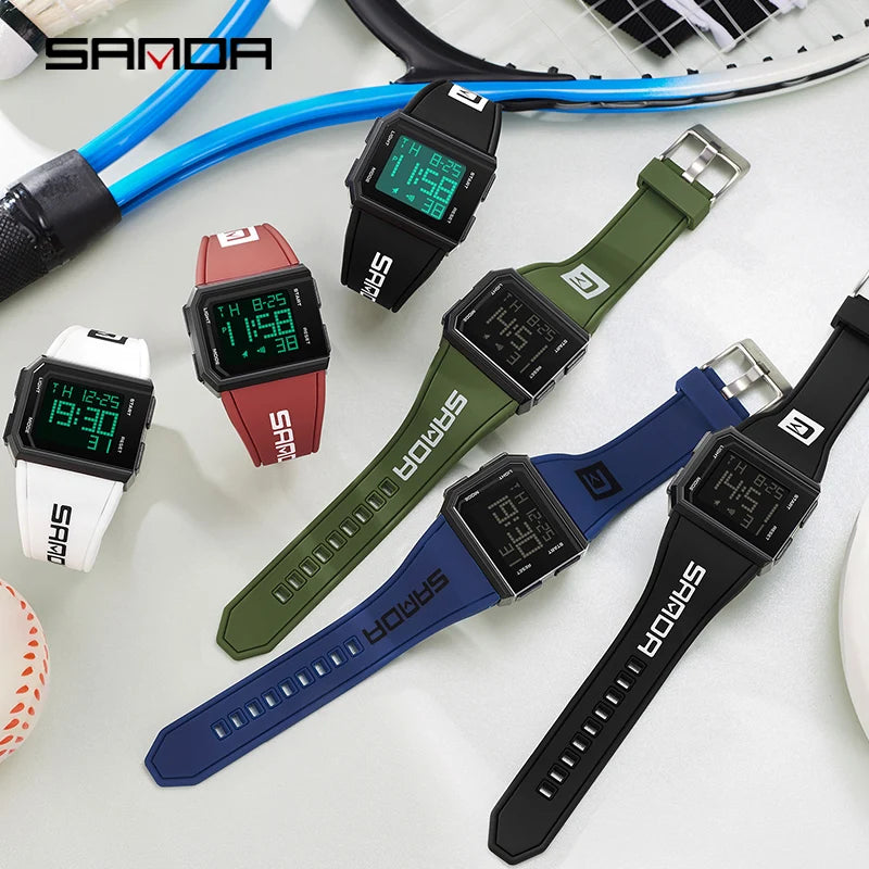 Reloj Digital Deportivo SANDA New Watches para Hombres 🌟