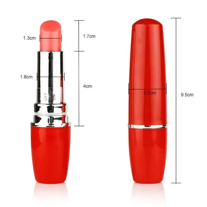 Vibrador Mini Lipstick 10 Modos // Estimulador Clítoris y Pezones