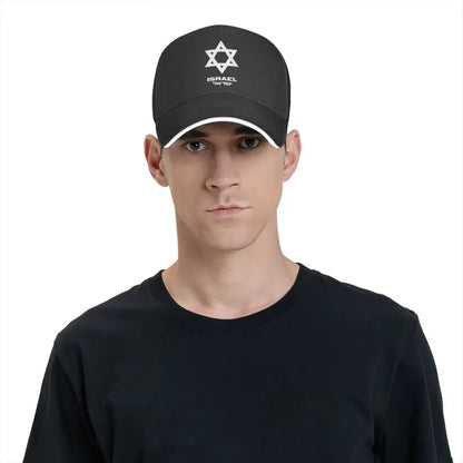 Gorra de Béisbol de la Bandera de Israel Personalizada