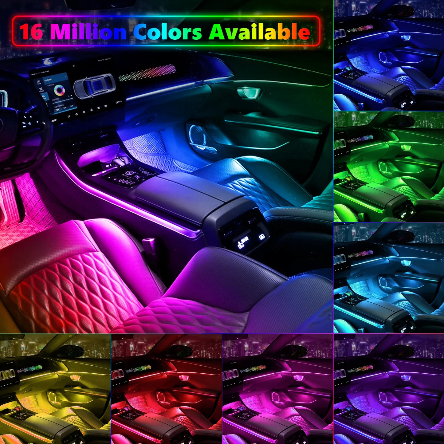 Tira de luces LED para coche - Symphony Car Ambient Light RGB 22 en 1