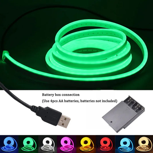 Tira de Luz LED Neon USB 5V Exterior Resistente al Agua - Decoración Hogar y Eventos 🌟